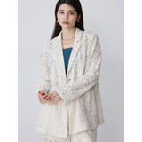 アイボリー | レースシアージャケット【セットアップ着用可】【WEB限定】 | MURUA