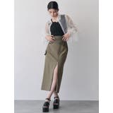 リボンドロストスリーブシャイニーシアーシャツ | MURUA | 詳細画像10 