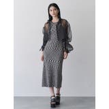 リボンドロストスリーブシャイニーシアーシャツ | MURUA | 詳細画像14 