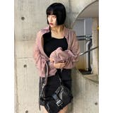 リボンドロストスリーブシャイニーシアーシャツ | MURUA | 詳細画像17 