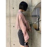 リボンドロストスリーブシャイニーシアーシャツ | MURUA | 詳細画像18 