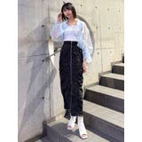 リボンドロストスリーブシャイニーシアーシャツ | MURUA | 詳細画像23 