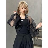 リボンドロストスリーブシャイニーシアーシャツ | MURUA | 詳細画像37 