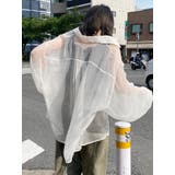 ボリュームスリーブシャイニーシアーシャツ | MURUA | 詳細画像10