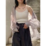 ボリュームスリーブシャイニーシアーシャツ | MURUA | 詳細画像23