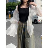 ボリュームスリーブシャイニーシアーシャツ | MURUA | 詳細画像5