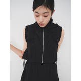 ブラック | シャーリングフードベスト【セットアップ着用可】 | MURUA