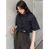 バイカラーシャーリングシャツ | MURUA | 詳細画像15 