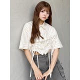 バイカラーシャーリングシャツ | MURUA | 詳細画像23 