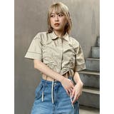 バイカラーシャーリングシャツ | MURUA | 詳細画像4 