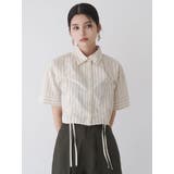 バイカラーシャーリングシャツ | MURUA | 詳細画像7 