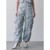 アイスブルー | シャーリングカーゴパンツ【セットアップ着用可】 | MURUA