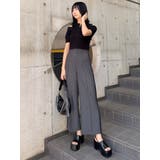 パイピングラインパンツ | MURUA | 詳細画像17 