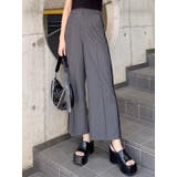 グレー | パイピングラインパンツ | MURUA