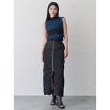 ファスナースリットギャザースカート | MURUA | 詳細画像2 