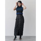 ファスナースリットギャザースカート | MURUA | 詳細画像3 