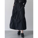 ブラック | バルーンタックスカート【セットアップ着用可】 | MURUA