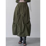 カーキ | バルーンタックスカート【セットアップ着用可】 | MURUA