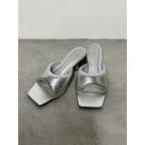 シルバー | メタリックパフミュール | MURUA