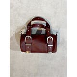 ボルドー | スタッズドラムバッグ | MURUA