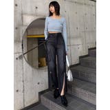 ジップヘムカーゴデニムパンツ | MURUA | 詳細画像22 