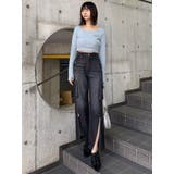 ジップヘムカーゴデニムパンツ | MURUA | 詳細画像23 