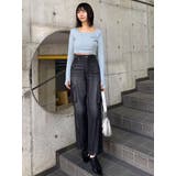 ジップヘムカーゴデニムパンツ | MURUA | 詳細画像24 