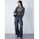 ジップヘムカーゴデニムパンツ | MURUA | 詳細画像3 