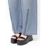 ジップヘムカーゴデニムパンツ | MURUA | 詳細画像36 