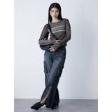 ジップヘムカーゴデニムパンツ | MURUA | 詳細画像4 