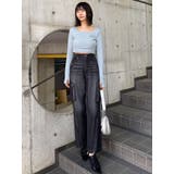 ジップヘムカーゴデニムパンツ | MURUA | 詳細画像7 