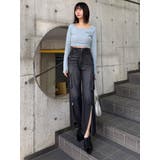 ジップヘムカーゴデニムパンツ | MURUA | 詳細画像9 