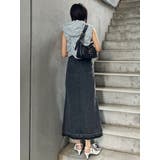 パターンデザインデニムロングスカート | MURUA | 詳細画像11 