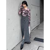 パターンデザインデニムロングスカート | MURUA | 詳細画像20 