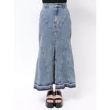 パターンデザインデニムロングスカート | MURUA | 詳細画像23 