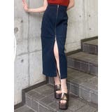 インディゴ | マルチウェイZIPデニムスカート | MURUA