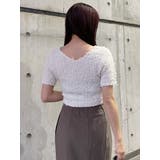 テープヤーンハーフスリーブニット | MURUA | 詳細画像11 