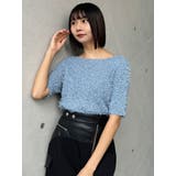 テープヤーンハーフスリーブニット | MURUA | 詳細画像15 