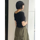 テープヤーンハーフスリーブニット | MURUA | 詳細画像6 