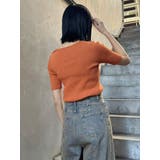 レイヤードオープンハーフニット | MURUA | 詳細画像9 