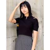 ZIPカシュクールハーフニット | MURUA | 詳細画像2 