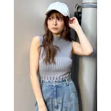 リブデザインハイネックノースリーブニット | MURUA | 詳細画像19 