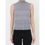 リブデザインハイネックノースリーブニット | MURUA | 詳細画像30 