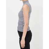 リブデザインハイネックノースリーブニット | MURUA | 詳細画像31 