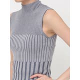 リブデザインハイネックノースリーブニット | MURUA | 詳細画像34 