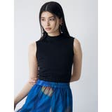 リブデザインハイネックノースリーブニット | MURUA | 詳細画像6 