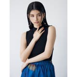 リブデザインハイネックノースリーブニット | MURUA | 詳細画像7 