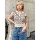 ジオメトリックニットタンク | MURUA | 詳細画像3 