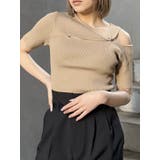 ベージュ | リングスルーアシメニット | MURUA