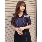 シアーケーブルハーフニット | MURUA | 詳細画像15 